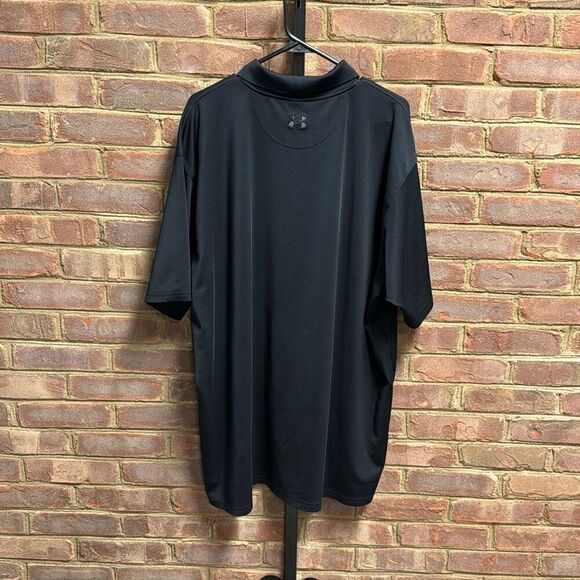 Under Armour Men’s Black Short Sleeve Polo Shirt Size XXL - Picture 3 of 6